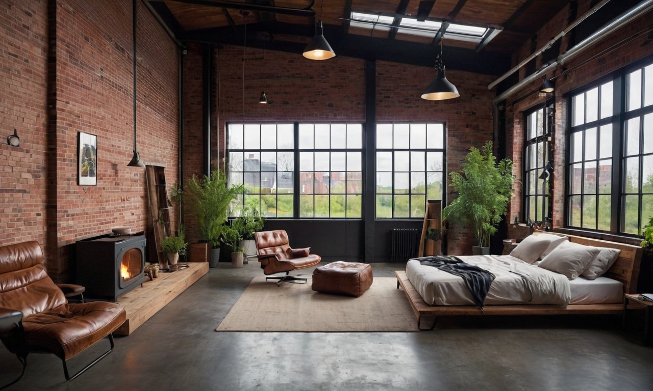 Основные черты стиля Loft в интерьере спальни