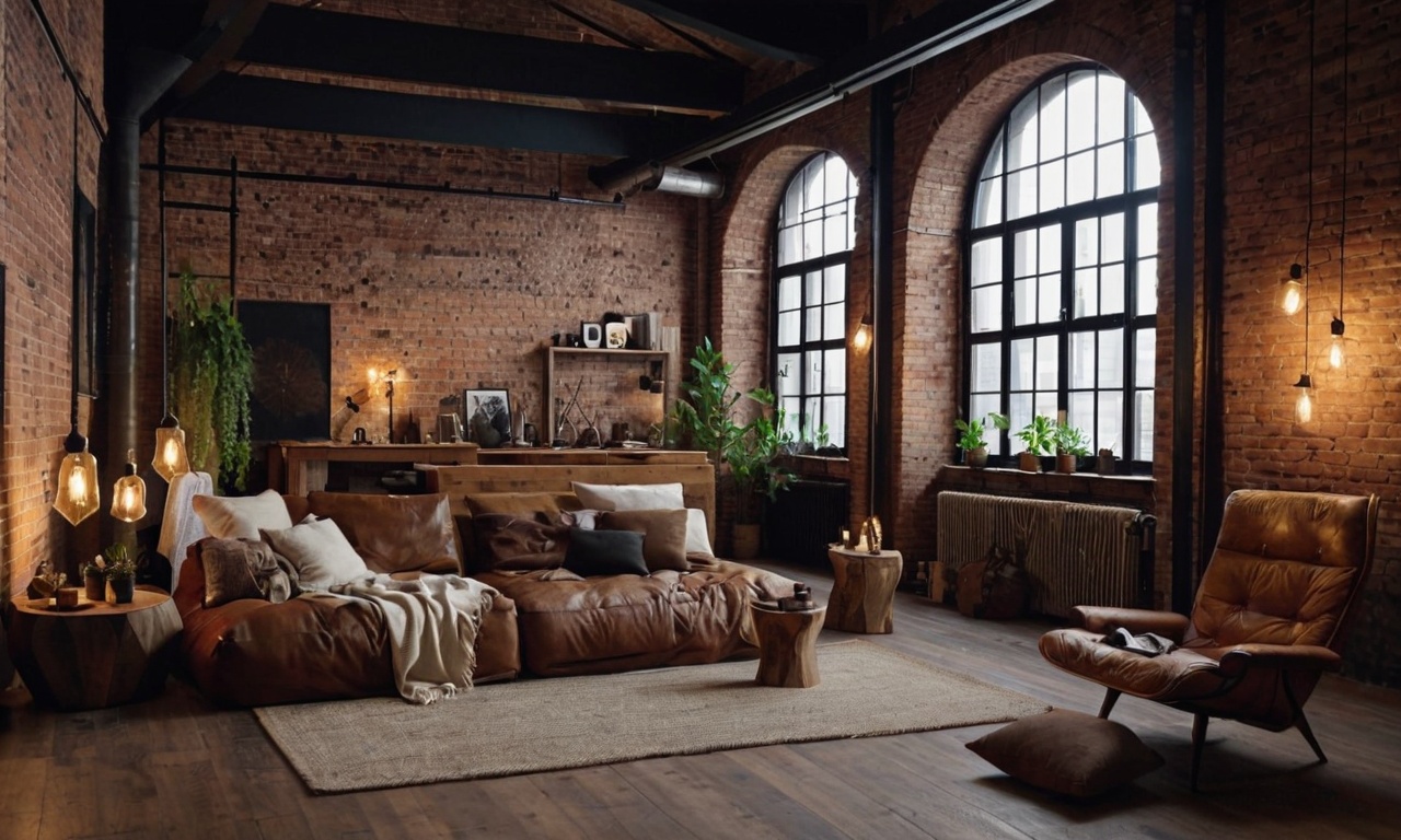 Кровати в стиле Loft