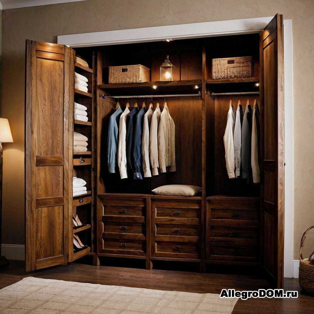 Открытые шкафы как стильный элемент минималистичного интерьера 