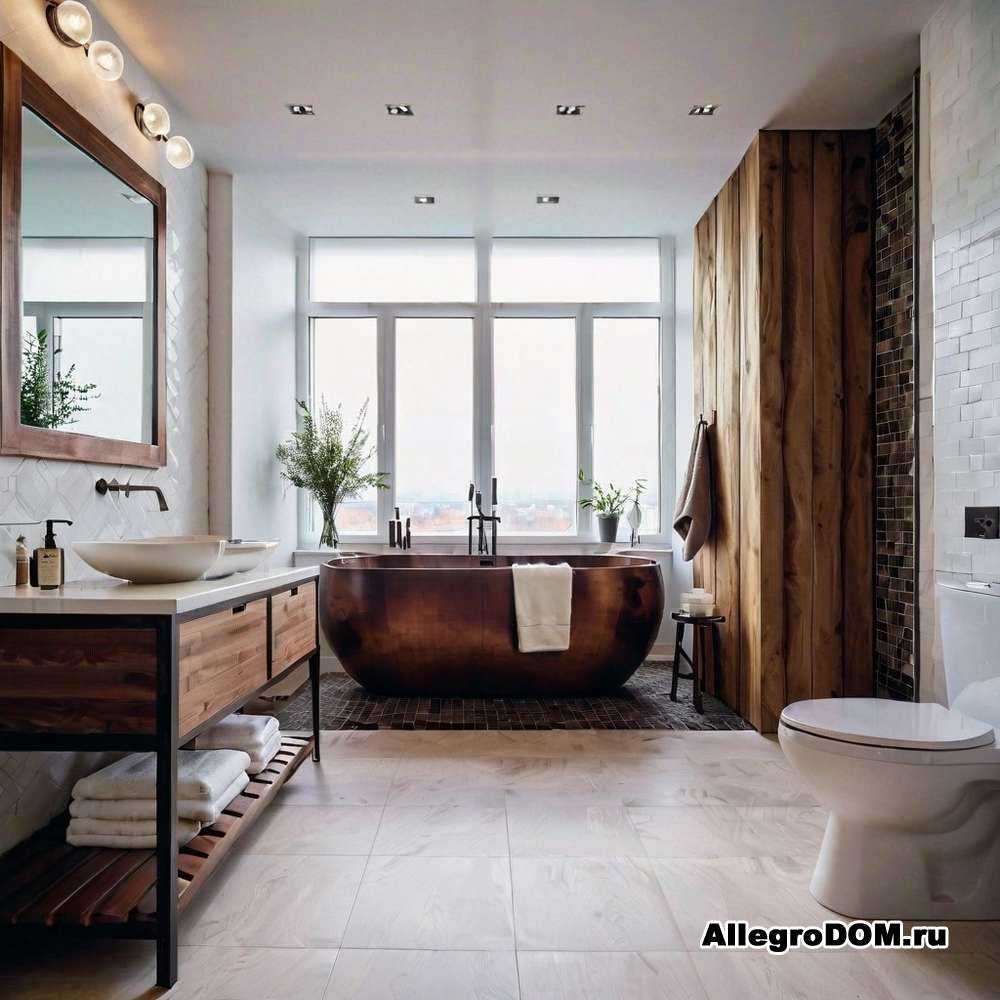 Мебель для ванной в стиле Loft как создать индустриальный стиль