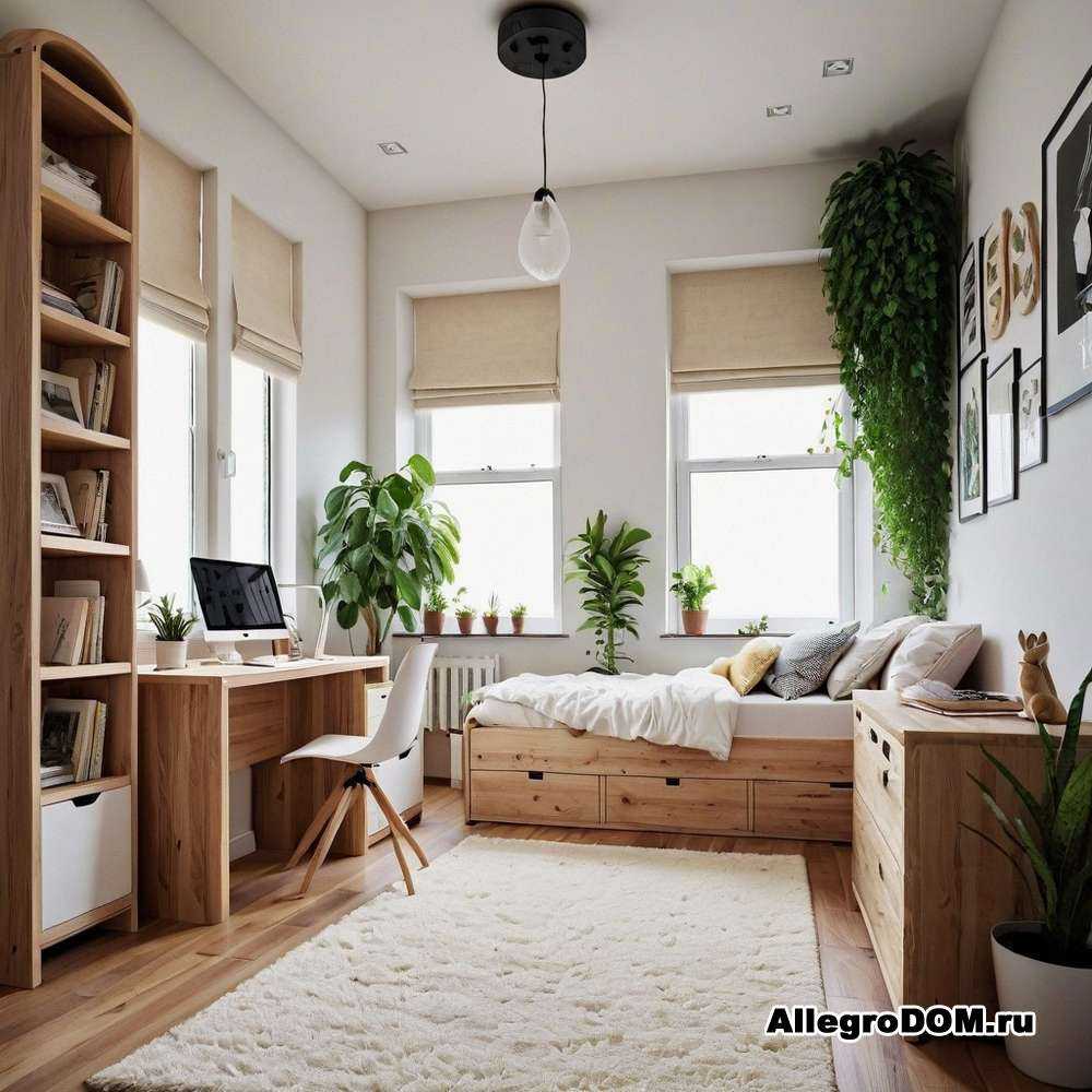 Расположение мебели в детской секреты зонирования