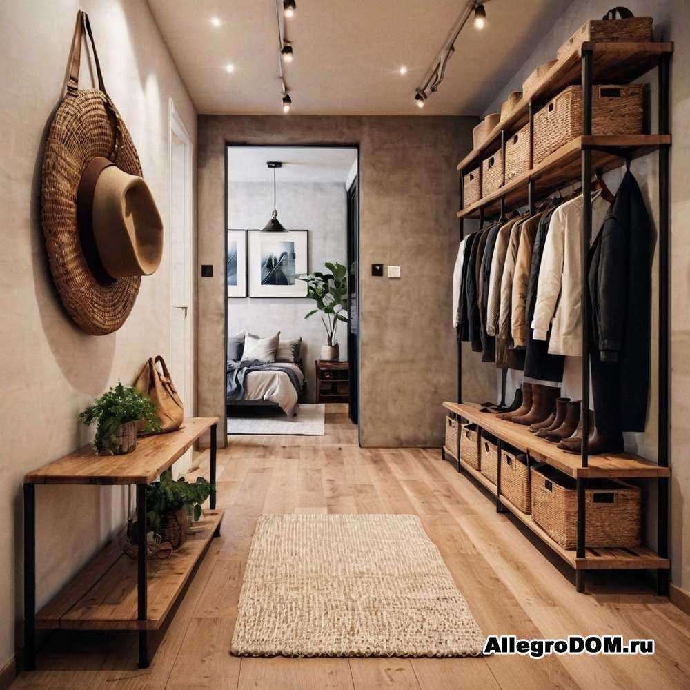 Комбинированные решения мебели для прихожей в современном интерьере