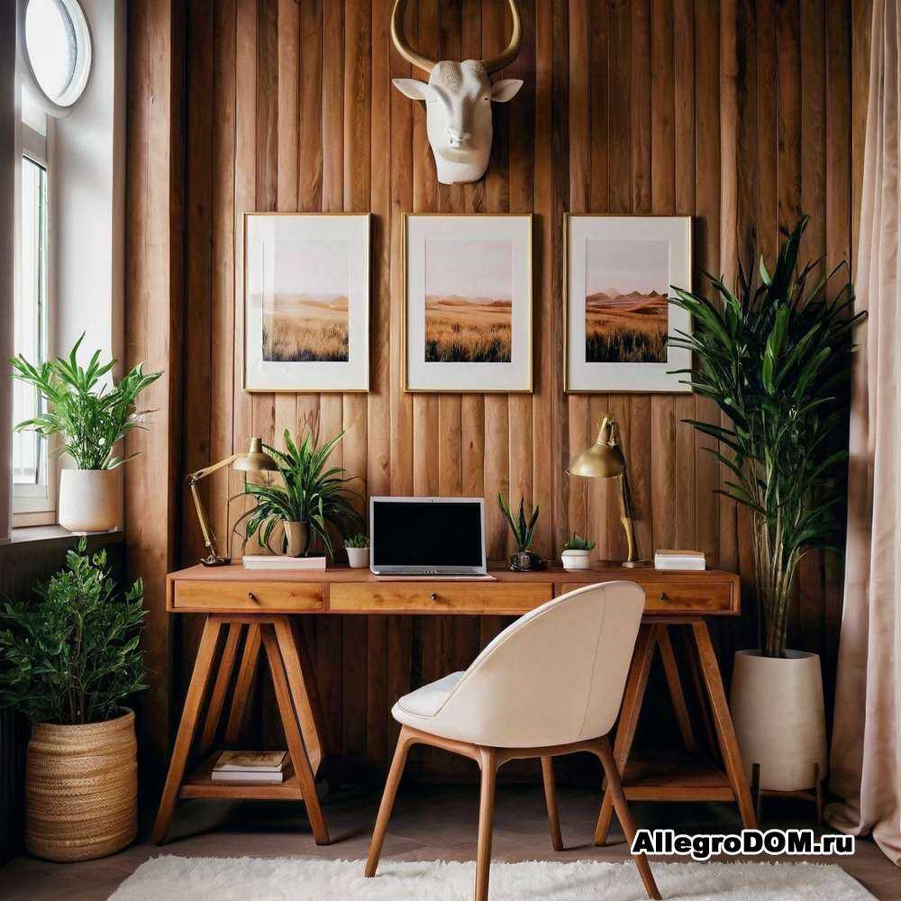 Мебель для кабинета в стиле лофт для современного интерьера