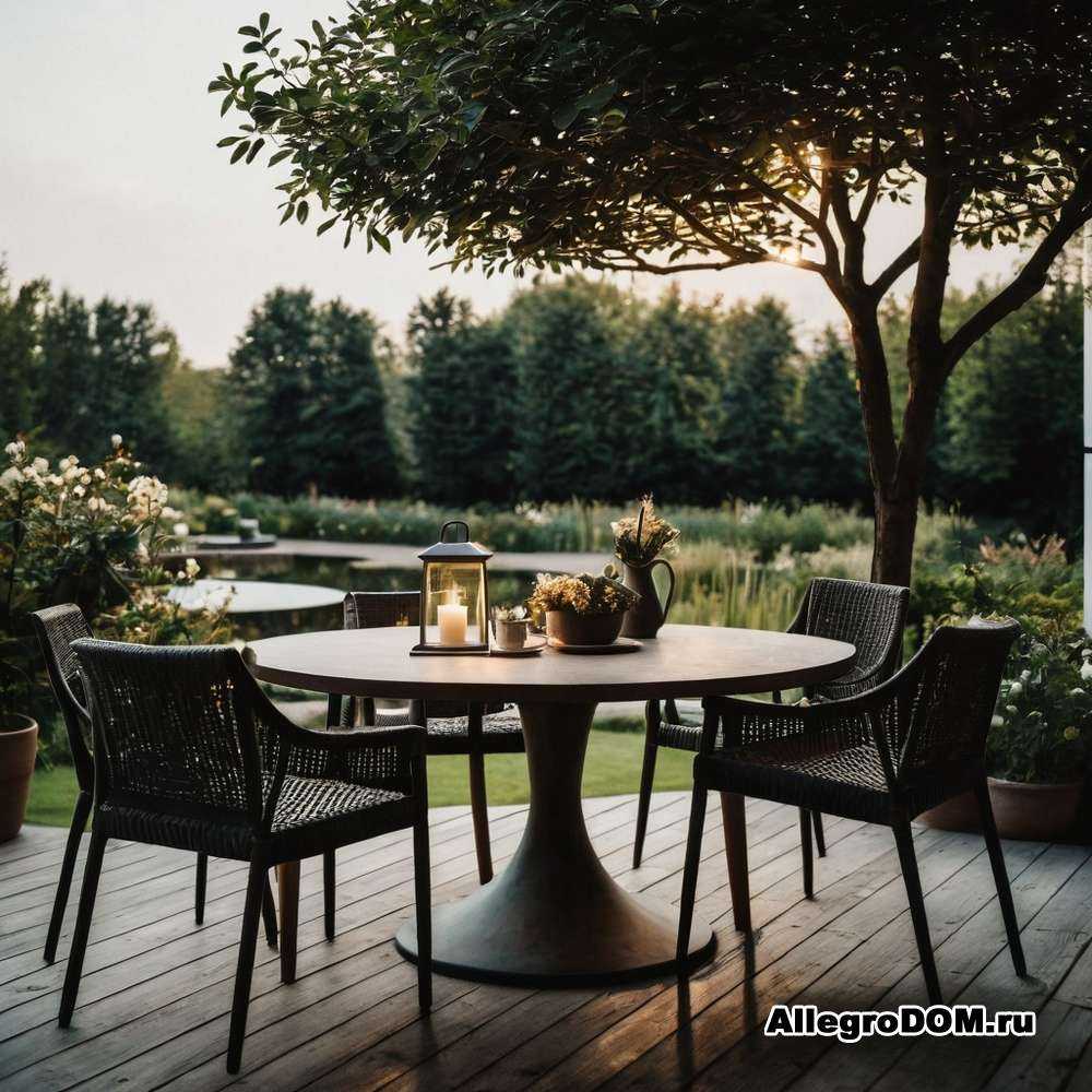 Стол из керамогранита для стильного интерьера