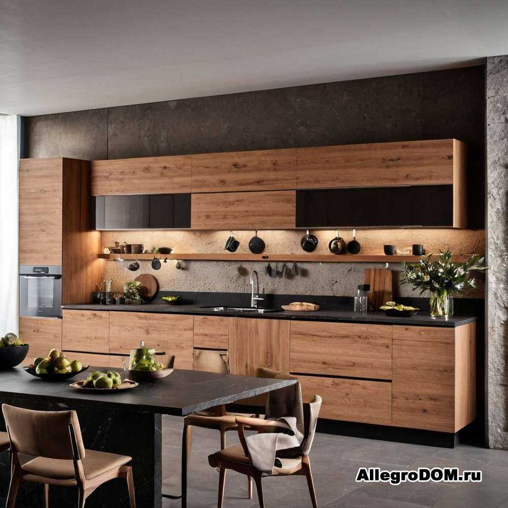 Кухня лофт стиль промышленный дизайн современного интерьера