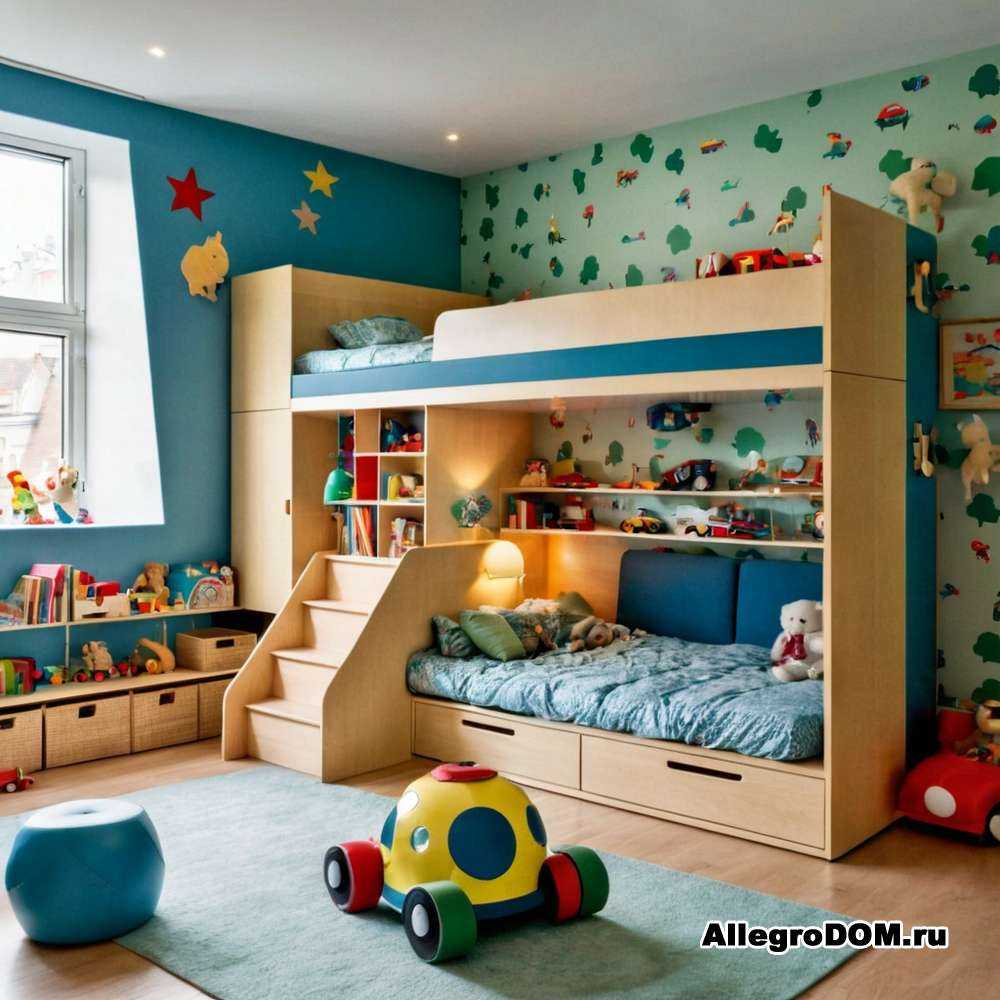 Как организовать игровую зону в детской комнате