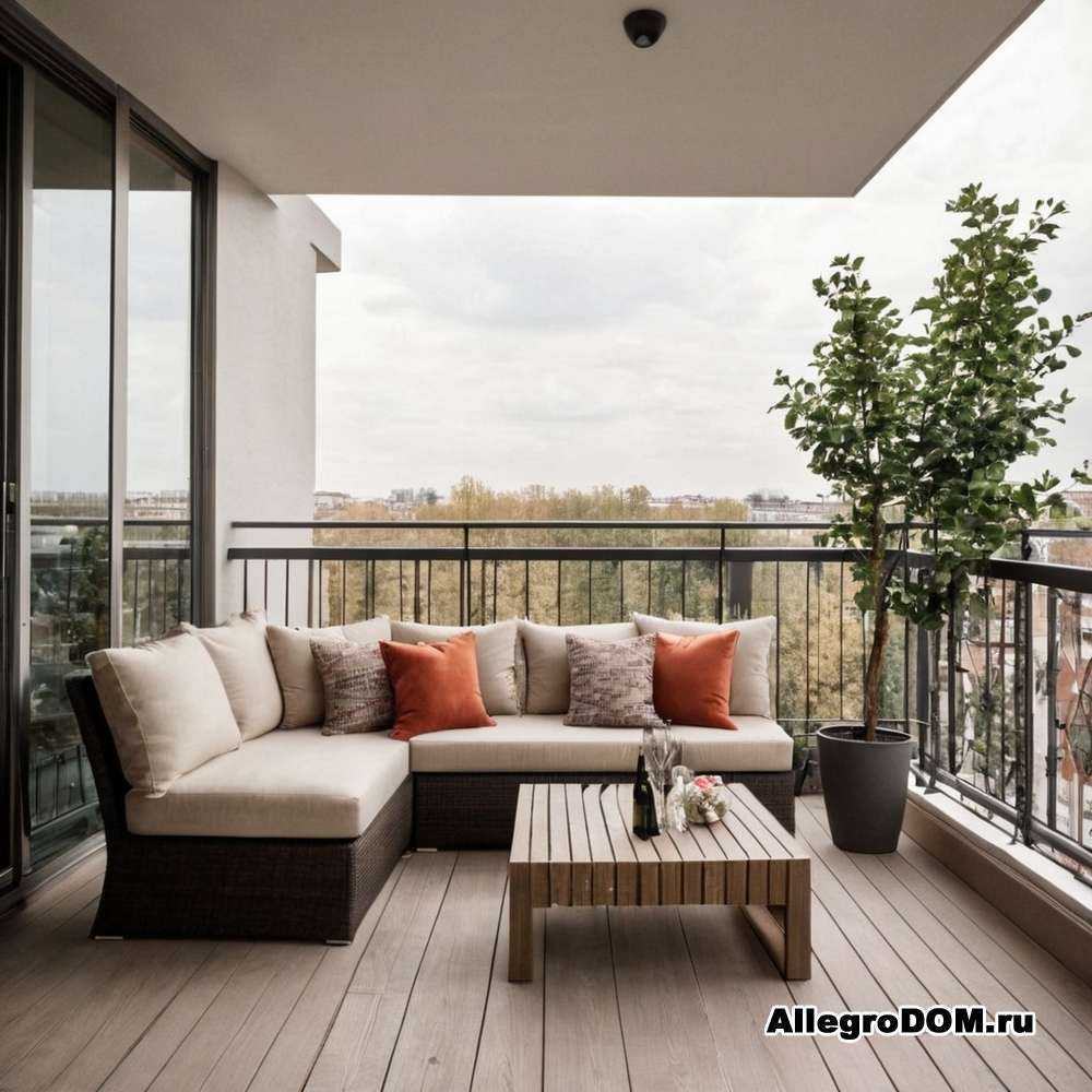 Простые решения для оформления маленького балкона