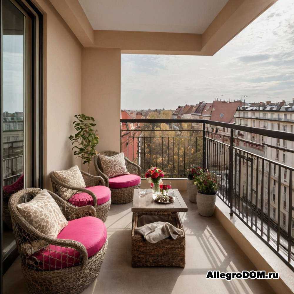Дизайн интерьера балкона от идей до реализации