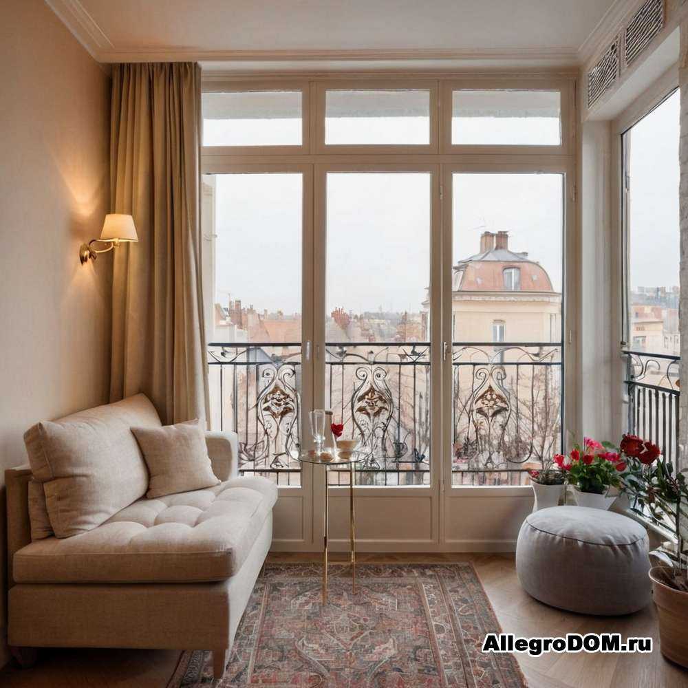 Тумба на балконе для удобного хранения вещей