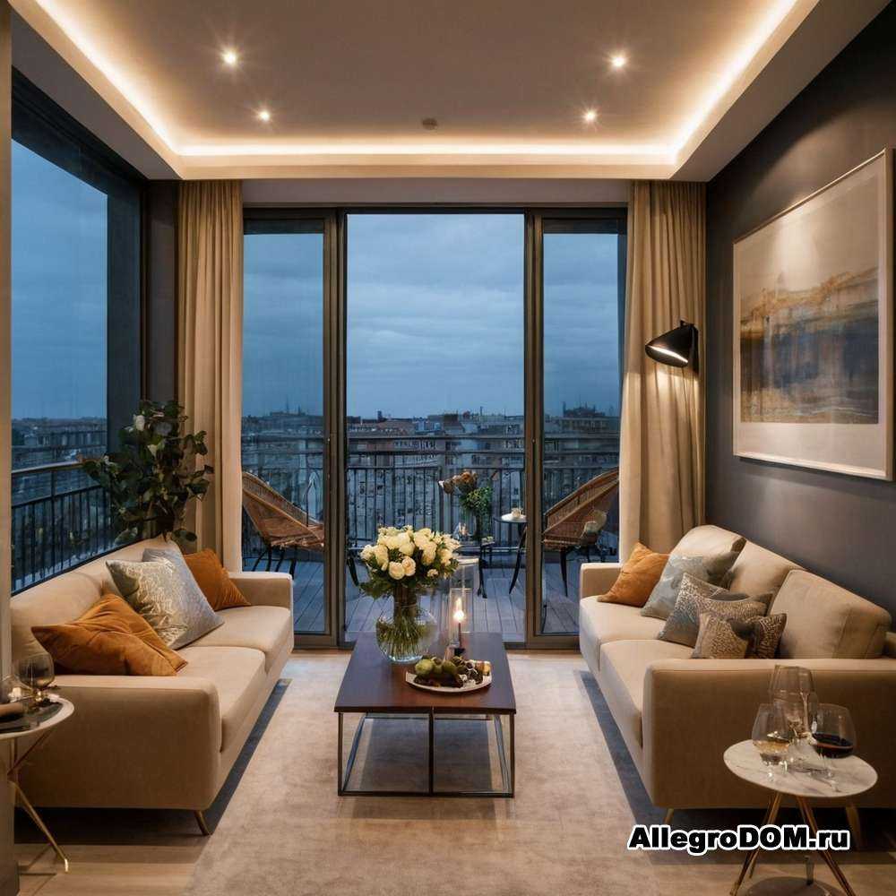 Балкон как мини гостиная выбор мебели и аксессуаров